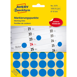Artikelbild 1 für AVERY Zweckform Klebepunkte 3375 blau Ø 18,0 mm, 1.056 St., Artikelnummer 977488