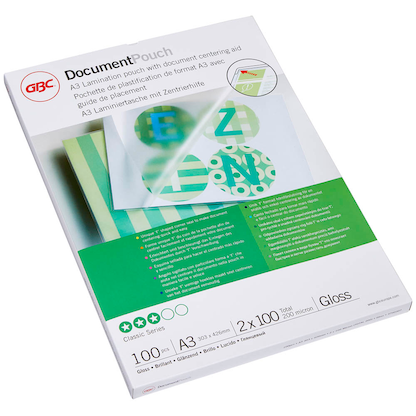 Artikelbild 12 für GBC Laminierfolien glänzend für A3 100 micron, 100 St., Artikelnummer 491924