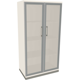 Artikelbild 1 für fm Aktenschrank Oldenburg, 4260672331871 weiß, Acrylglas satiniert 3 Fachböden 80,0 x 44,2 x 151,7 cm, Artikelnummer 372652