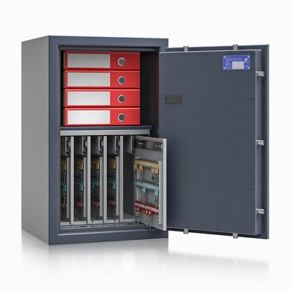 Artikelbild 3 für ISS safe4key Schlüsseltresor grau mit 280 Haken, Elektronikschloss, 50,0 x 42,0 x 80,0 cm, 1 St., Artikelnummer 850012