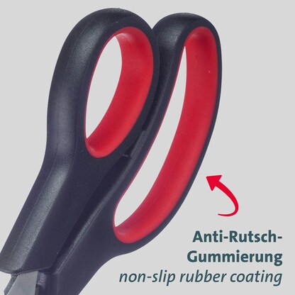 Artikelbild 4 für WESTMARK Papierschere schwarz-rot 25,0 cm, Artikelnummer 995593