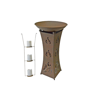 Artikelbild 2 für Garden Pleasure Pflanzkübel Metall braun rechteckig 47,5 x 93,0 cm, 1 St., Artikelnummer 285096