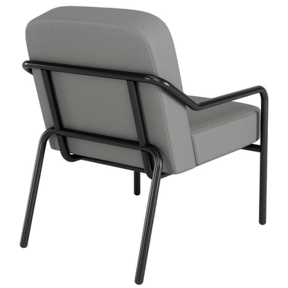 Artikelbild 3 für medso powered by PAPERFLOW Sessel MEDSO M Rund grau schwarz Kunstleder 58,0 x 74,3 x 73,6 cm, 1 St., Artikelnummer 522397