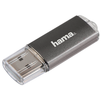 Artikelbild 2 für hama USB-Stick Laeta grau 16 GB, 1 St., Artikelnummer 178044