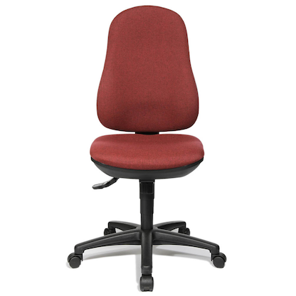 Artikelbild 2 für Topstar Bürostuhl Support SY, 8550 G27 Stoff rot, Gestell schwarz, Artikelnummer 640476