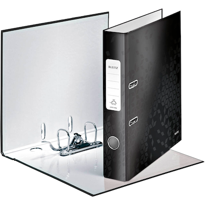 Artikelbild 2 für LEITZ Ordner schwarz Karton 5,0 cm DIN A4, 1 St., Artikelnummer 911038