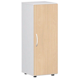 Artikelbild 1 für geramöbel Aktenschrank Flex, S-343102-BW weiß, buche 2 Fachböden 40,0 x 42,0 x 110,4 cm, Artikelnummer 876603