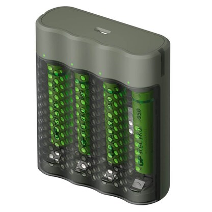 Artikelbild für GP ReCyko USB-Akku-Schnellladegerät inkl. Akkus, Artikelnummer 302772