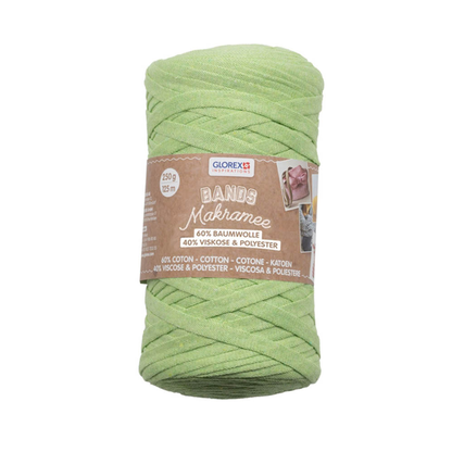 Artikelbild für GLOREX Makramee Garn grün Bands, 1 St., Artikelnummer 224179