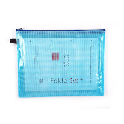Artikelbild 4 für FolderSys Reißverschlussbeutel DIN A4 blau 0,15 mm, 10 St., Artikelnummer 395900