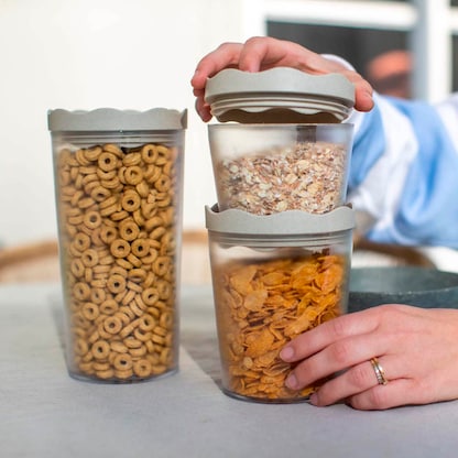 Artikelbild 2 für koziol Vorratsdosen-Set Prince transparent 0,3/0,75/1,0 l, 1 Set, Artikelnummer 374779