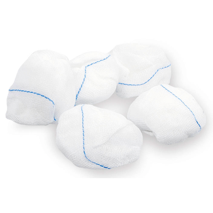 Artikelbild für Meditrade® Mulltupfer mit Röntgenkontrastfaden 1180, Gr. rund, walnussgroß weiß, 30x 10 St., Artikelnummer 566988