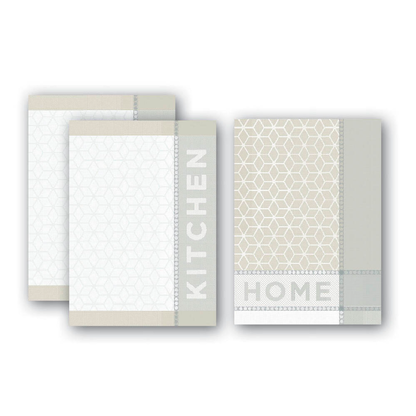Artikelbild für Dyckhoff Geschirrtücher Home & Kitchen taupe 50,0 x 70,0 cm, 3 St., Artikelnummer 463238