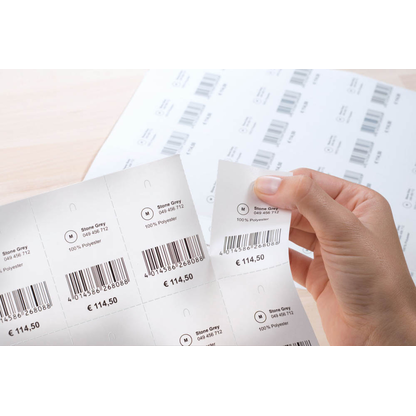 Artikelbild 2 für HERMA Hängeetiketten weiß 52,5 x 93,5 mm blanko, 100 Blatt, Artikelnummer 702353