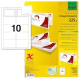 Artikelbild 1 für SIGEL Visitenkarten LP838 satiniert weiß 225 g/qm, 50 St., Artikelnummer 120063