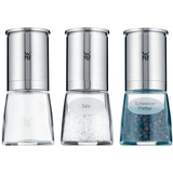 Artikelbild 1 für WMF Salz- und Pfeffermühlen-Set De Luxe transparent/silber 3-tlg., 1 Set, Artikelnummer 823094