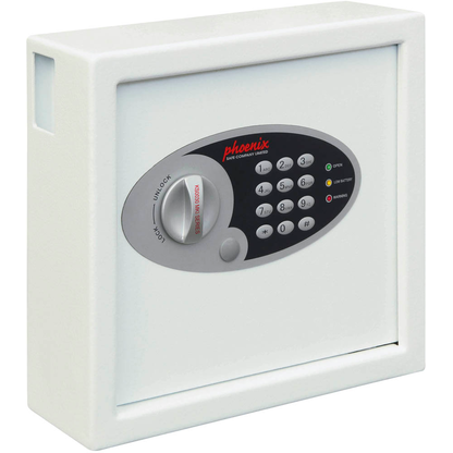 Artikelbild 2 für phoenix KS0031E MKll Schlüsseltresor weiß mit 30 Haken, Elektronikschloss, 30,0 x 10,0 x 28,0 cm, 1 St., Artikelnummer 200257