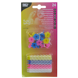 Artikelbild 1 für PAPSTAR Geburtstagskerzen mehrfarbig, 24 St., Artikelnummer 683023