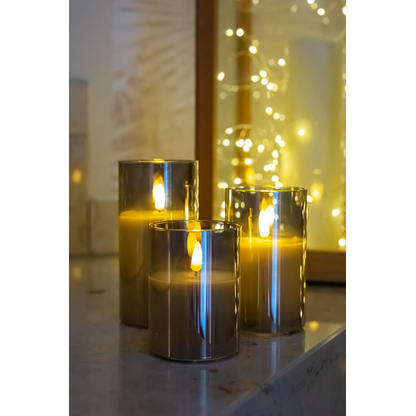 Artikelbild 12 für Idena LED-Kerzen grau, 1 St., Artikelnummer 761934