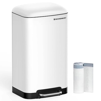 Artikelbild für SONGMICS Mülleimer 30,0 l weiß, 1 St., Artikelnummer 291532