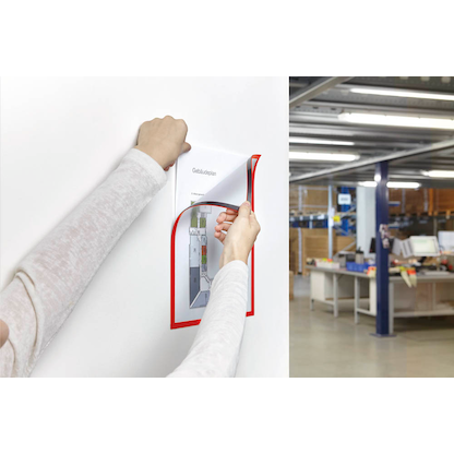 Artikelbild 2 für magnetoplan Magnetrahmen rot A4, 5 St., Artikelnummer 606547