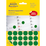 Artikelbild 1 für AVERY Zweckform Klebepunkte 3376 grün Ø 18,0 mm, 1.056 St., Artikelnummer 977504