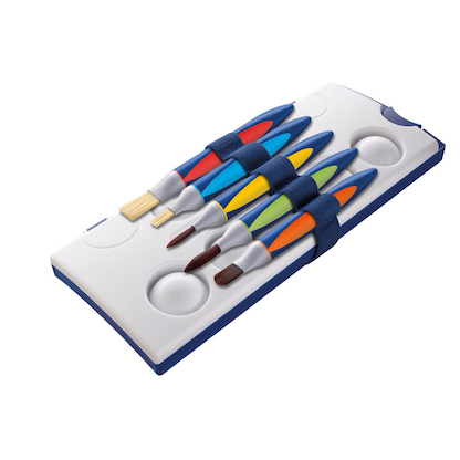 Artikelbild 2 für Pelikan griffix Pinsel-Set Größe 6, 10, 12, 6-teilig, Artikelnummer 196012