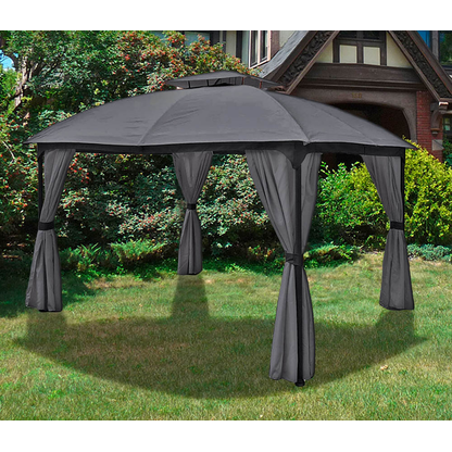 Artikelbild 2 für Garden Pleasure Pavillon KAMA rechteckig, anthrazit, 1 St., Artikelnummer 897527