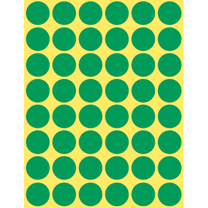 Artikelbild 2 für AVERY Zweckform Klebepunkte 3376 grün Ø 18,0 mm, 1.056 St., Artikelnummer 977504