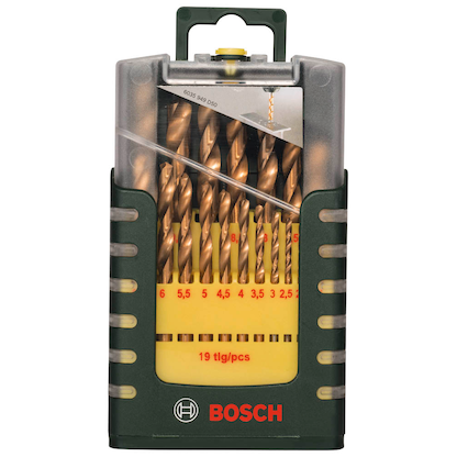 Artikelbild 2 für BOSCH Metallbohrer-Set HSS-TiN, 19-teilig, Artikelnummer 208197