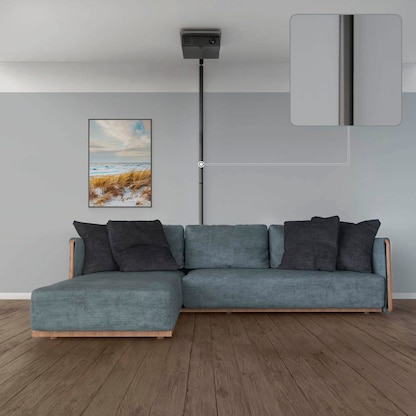 Artikelbild 5 für hama eckig Alu Kabelkanal 110,0 cm schwarz, Artikelnummer 282016