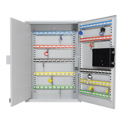 Artikelbild für ROTTNER S150 EL Schlüsselkasten lichtgrau mit 150 Haken, Elektronikschloss, 38,0 x 14,0 x 55,0 cm, 1 St., Artikelnummer 830428