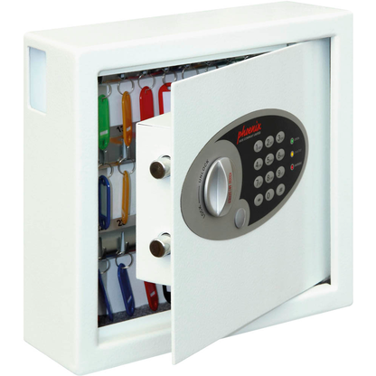 Artikelbild 3 für phoenix KS0031E MKll Schlüsseltresor weiß mit 30 Haken, Elektronikschloss, 30,0 x 10,0 x 28,0 cm, 1 St., Artikelnummer 200257