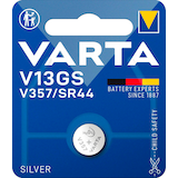 Artikelbild 1 für VARTA Knopfzelle V 13 GS/V357/SR44 Silber 1,55 V, 1 St., Artikelnummer 130252