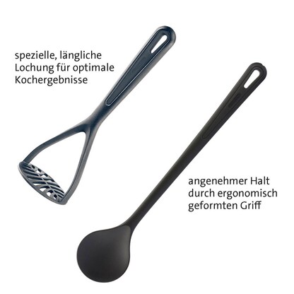 Artikelbild 3 für WESTMARK Küchenhelfer-Set Gentle Kunststoff schwarz, 1 Set, Artikelnummer 709677