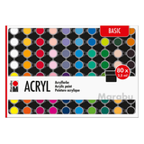 Artikelbild 1 für Marabu BASIC Acrylfarben farbsortiert 80 x 3,5 ml, 80 St., Artikelnummer 223018
