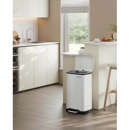 Artikelbild 4 für SONGMICS Mülleimer 30,0 l weiß, 1 St., Artikelnummer 291532