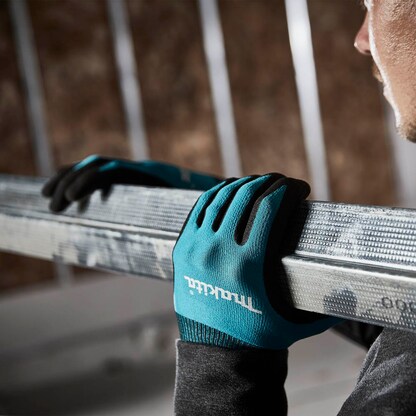 Artikelbild 4 für makita unisex Arbeitshandschuhe Nitril blau Größe 10, 1 Paar, Artikelnummer 634588