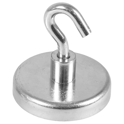 Artikelbild für EICHNER Magnethaken silber, Metall Ø 4,7 x 1,9 cm, 5 St., Artikelnummer 703916