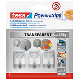 Artikelbild 1 für tesa Powerstrips Klebehaken für max. 0,5 kg, 3,5 x 6,0 cm, 3 St., Artikelnummer 464582