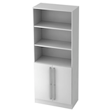 Artikelbild 1 für HAMMERBACHER Regalschrank Akandia, V7700/W/W/NU weiß 80,0 x 42,0 x 200,4 cm, 1 St., Artikelnummer 626616