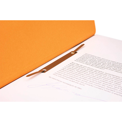 Artikelbild 4 für FALKEN Ösenhefter Karton orange DIN A4, halber Deckel, 50 St., Artikelnummer 950105