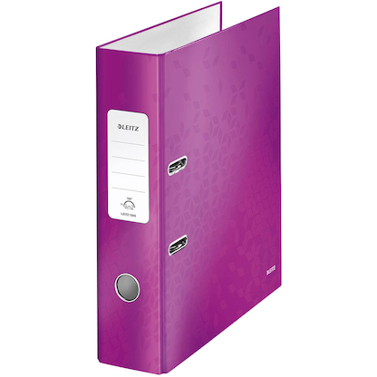 Artikelbild für LEITZ Ordner lila Karton 8,0 cm DIN A4, 1 St., Artikelnummer 170148