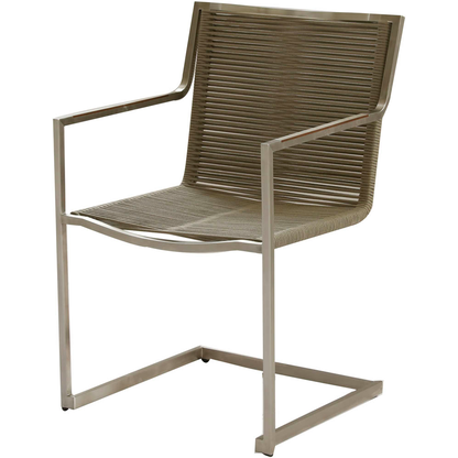 Artikelbild 2 für Garden Pleasure Gartenstühle mit Armlehnen SIENNA taupe, 4 St., Artikelnummer 135182