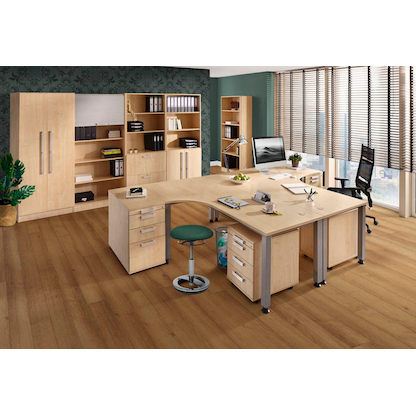 Artikelbild 4 für HAMMERBACHER Regalschrank Akandia, V7300/3/3/NU ahorn 80,0 x 42,0 x 200,4 cm, 1 St., Artikelnummer 672170