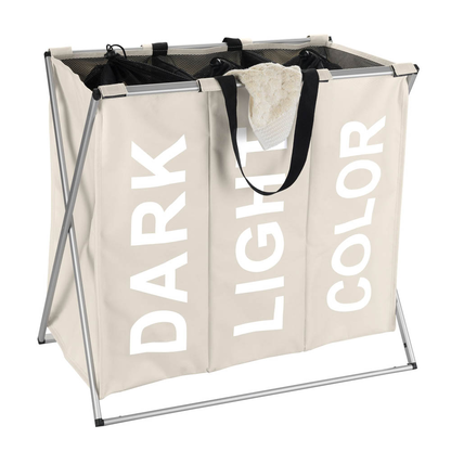 Artikelbild für WENKO Wäschesortierer Trio beige, 1 St., Artikelnummer 531584