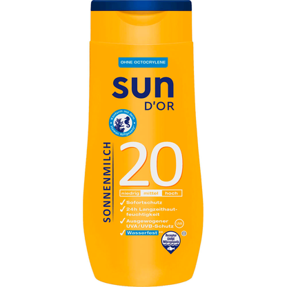 Artikelbild für SUN D‘OR Sonnenmilch 250 ml, Artikelnummer 280861
