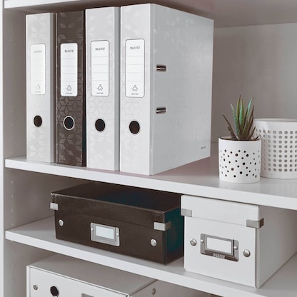 Artikelbild 3 für LEITZ Ordner weiß Karton 8,0 cm DIN A4, 1 St., Artikelnummer 654467