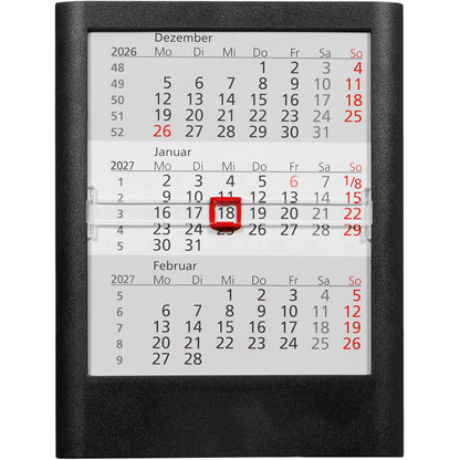 Artikelbild für Tischkalender Einsteckkalender 2026/2027 schwarz, 1 St., Artikelnummer 547863