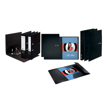 Artikelbild 9 für VON LEITZ Schnellhefter Karton schwarz DIN A4, 1 St., Artikelnummer 635369